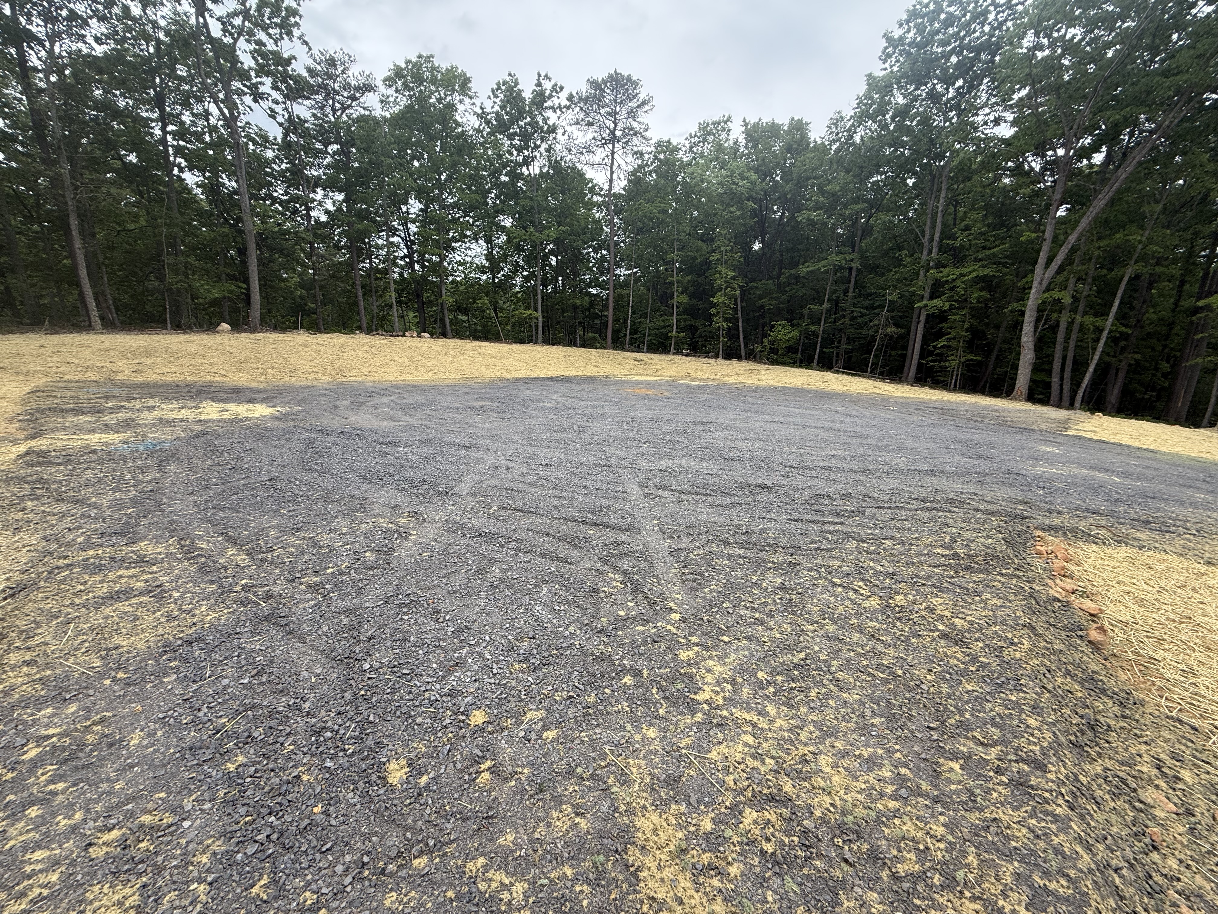 Straw blowing for erosion control
