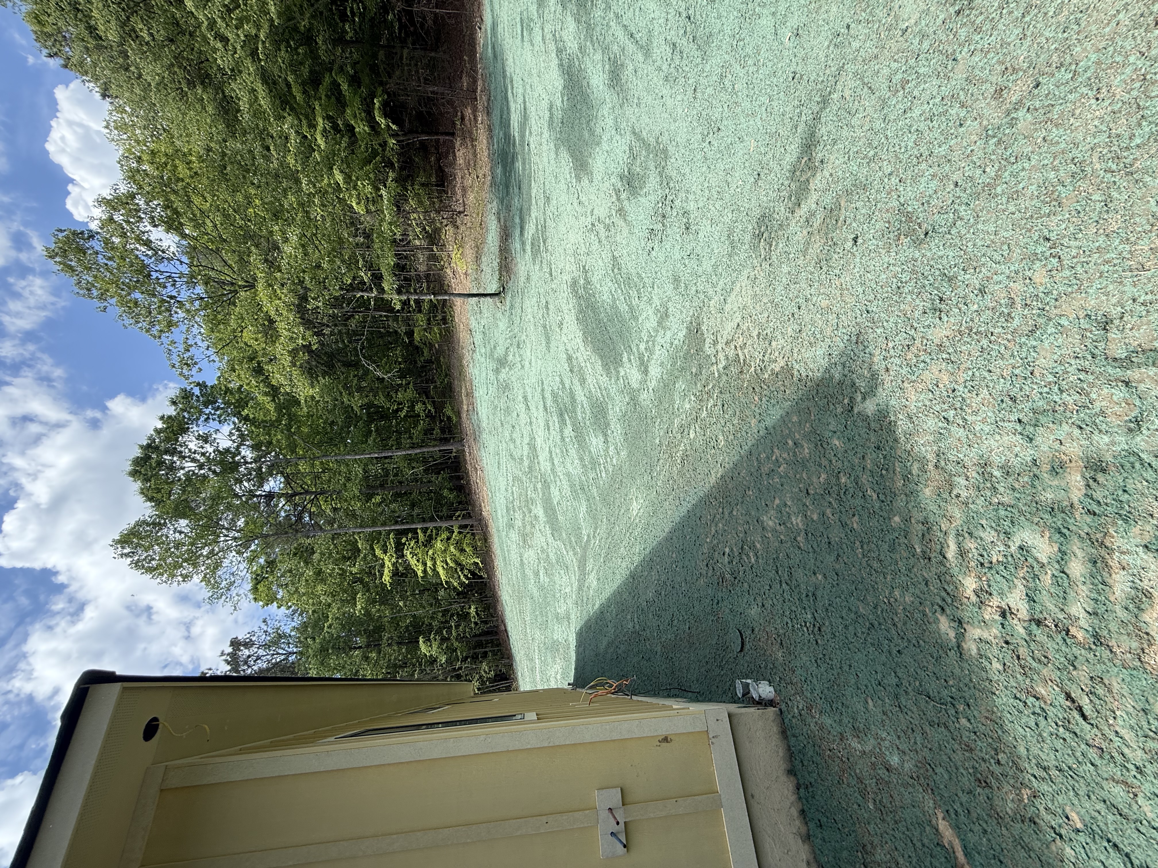 Silt fence installation